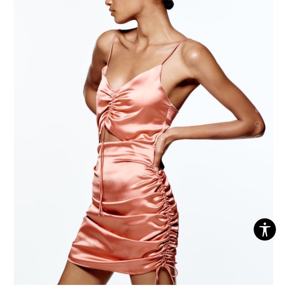 NWT ZARA “Cut Out Draped Dress” | Size Medium